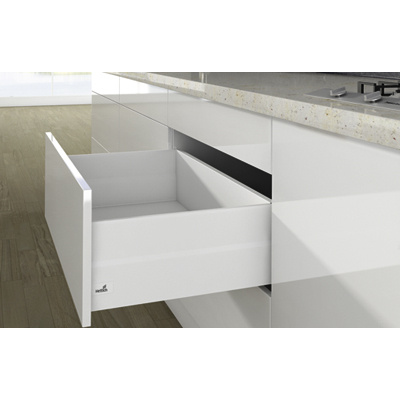 Pot-and-pan drawer set with TopSide ArciTech, 218/126 / 450 mm, white, left and right