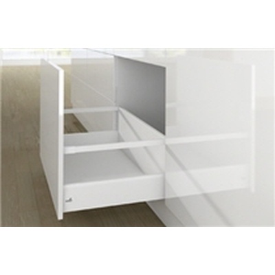 Pot-and-pan drawer set with lengthwise railing ArciTech, 282/126 / 300 mm, white, left and right