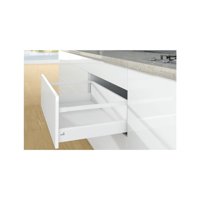 Pot-and-pan drawer set with lengthwise railing ArciTech, 218/ 94 / 270 mm, white, left and right