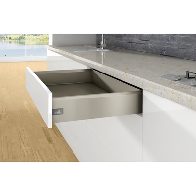 Drawer set ArciTech, 126 / 500 mm, champagne