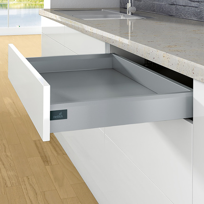 Drawer set ArciTech, 94 / 270 mm, silver, left and right