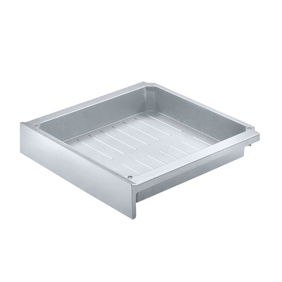 SmarTray Tray, 60 mm height, aluminium look