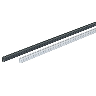 Profilés de coulissage et de guidage SlideLine 56, 6000 mm, argent anodisé