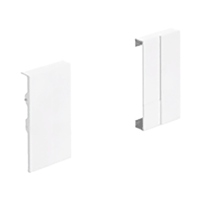 Connector for aluminium front panel InnoTech Atira, 70, left and right, white