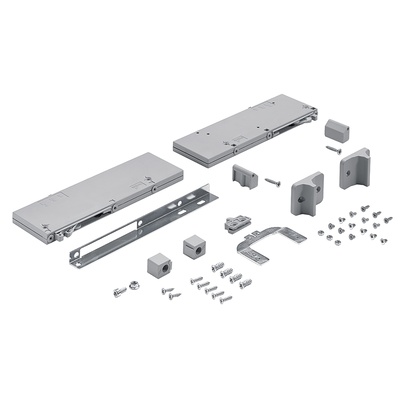 TopLine L关闭方向的阻尼装置套装，用于开启后完全重叠, 前置门，左