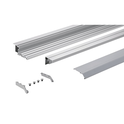 TopLine XL Predrilled profile set, reinforced, for 1 / 2 / 3 / 4-door cabinets, 3000