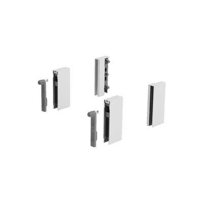 DesignSide adapter ArciTech, 92 mm, System / drawer side profile height 186/ 94, 218/126, white, left and right