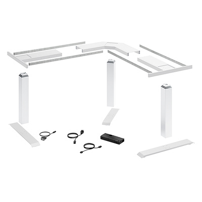 LegaDrive Systems Desk support set 90° angle, white