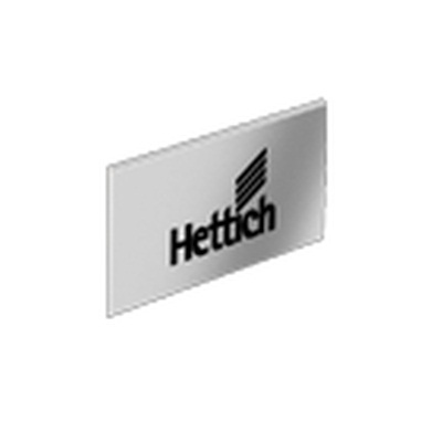 ArciTech Cover cap, chrome look with hettich logo