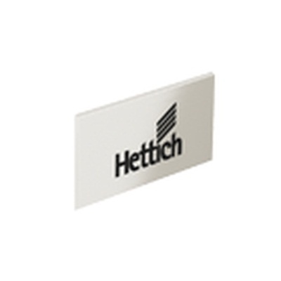 ArciTech Cover cap, stainless steel look with hettich logo