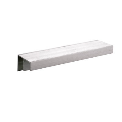 TopLine L STB 11.2 guide profile, 4000, aluminium, Silver anodised