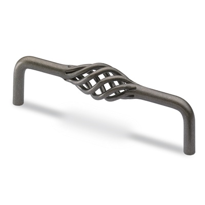 Uchwyt Malaca, odległość wiercenia 128, L 136 mm, H 40 mm, ø 12 mm, Wykończenie cyna