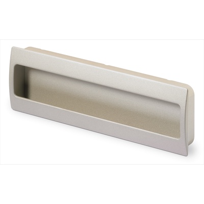 Uchwyt wpuszczany Misnia, odległość wiercenia 96, L 116 mm, B 54 mm, H 18,5 mm, wykończenie nikiel mal