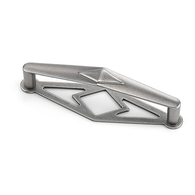 Uchwyt Olisipo z płytką, odległość wiercenia 128, L 141 mm, B 30 mm, H 30 mm, Wykończenie cyna