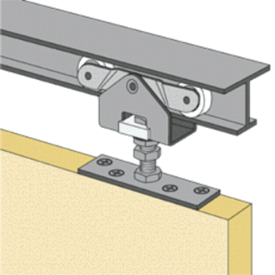 Hardware set and track TopLine Grant® 1230, 12' (3658 mm 