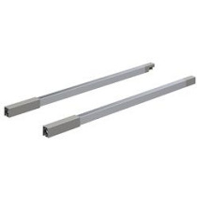 Double tringle InnoTech Atira, 350 mm, à gauche, argent