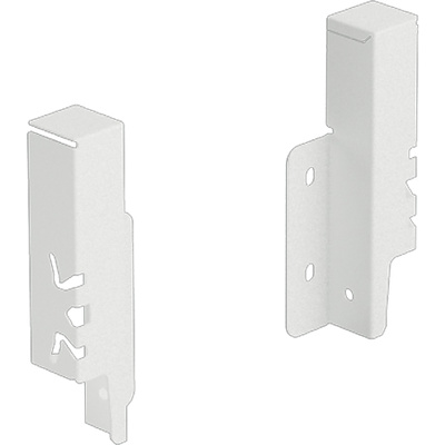 Rear panel connector set ArciTech 126 mm, white, left and right