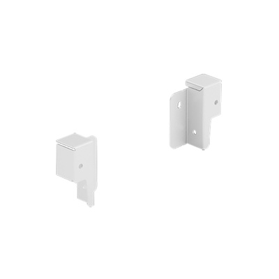 Rear panel connector set ArciTech 78 mm, white, left and right