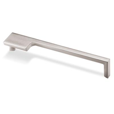 Handle Zenga, right, drill hole spacing 192, L 201 mm, B 36 mm, H 30 mm, brushed stainless steel look
