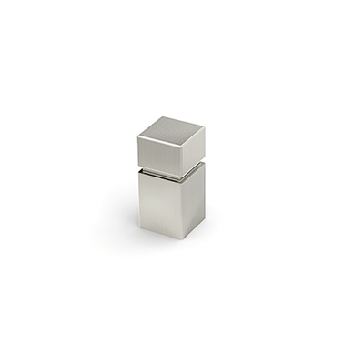 Knob Arnum, L 10 mm, B 10 mm, H 25 mm, brushed stainless steel