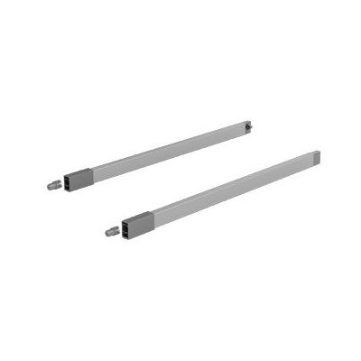 Lengthwise railing set ArciTech NL 270 mm, silver, left and right