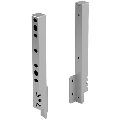 Rear panel connector set ArciTech 250 mm, silver, left and right