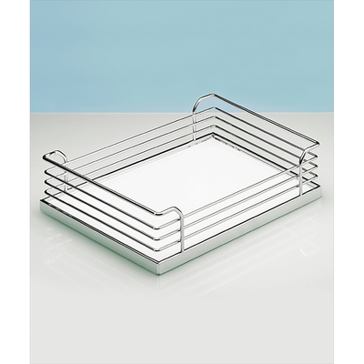 Arena CLASSIC non-slip clip on shelves Dispensa Duo III, W 450 mm, chrome plated