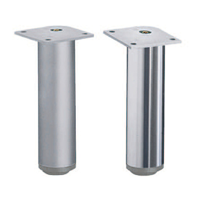 Furniture stand Lano RO, 80 mm silver anodised
