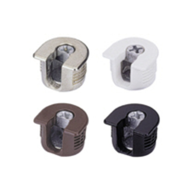 Eccentric connecting fitting VB 35 / 16 for 16 mm shelves without rib, white