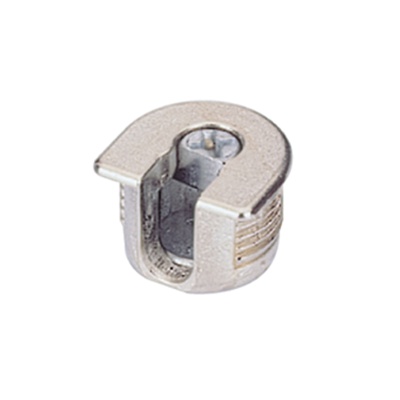 Eccentric connecting fitting VB 35 / 16 for 16 mm shelves without rib, nickel plated
