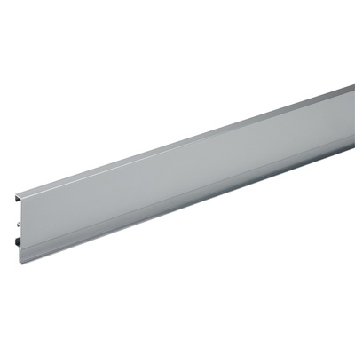 Aluminium rear panel InnoTech Atira, L 2000 mm / 70 mm, silver