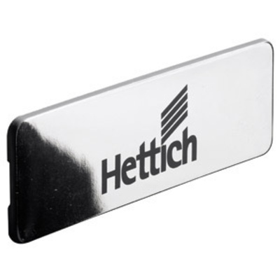 InnoTech Zaślepka, Wykończenie chrom, z logo Hettich