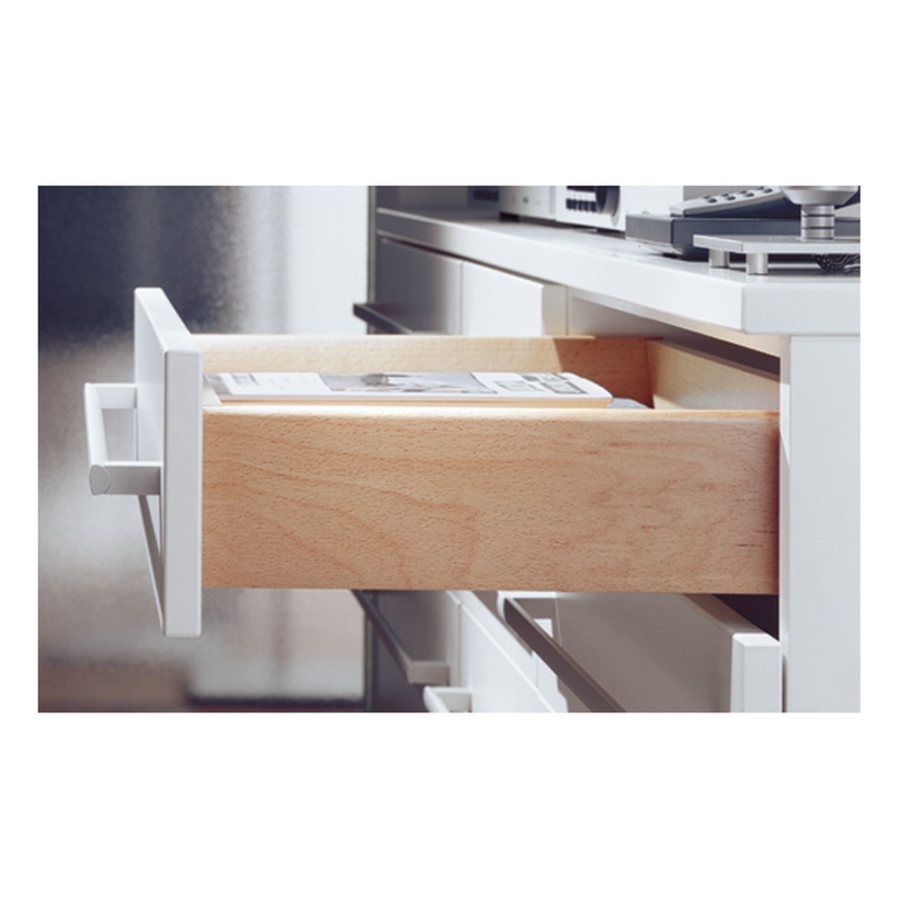 HETTICH Actro Runners with Silent System for Drawer Depth 450 mm Load 40 kg