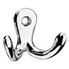 Crochet décoratif, Zamak, aspect aluminium