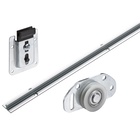 All-inclusive set Includes 4 profiles of aluminium and mounting kits for two doors for screwing - SlideLine 12