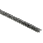 Seal brush, self-adhesive, plastic, grey, 2015 x 7 x 7 mm