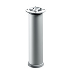 Furniture legs "Lyona" for hard table panel, 200 - 220 x Ø 30 mm, aluminium
