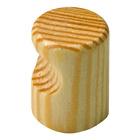 Furniture knob, wood, pine, lacquered
