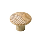Furniture knob, wood, pine, unfinished