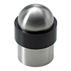 Butoir à visser, Ø 30/34,5 x 51 mm, Acier, Aspect inox