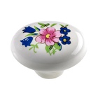 Bouton de meuble, Céramique, blanc