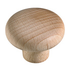 Furniture knob, wood, beech, unfinished