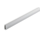 Profil de raccord pour paroi arrière, 2000 x 18 x 5 mm, Plastique, blanc