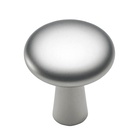 Furniture knob, die-cast zinc, aluminium look
