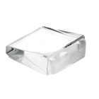 Butoir autocollants, 16 x 45 x 37 mm, Plastique, transparent
