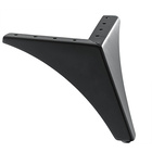 Pied de meuble Deva, 120 x 160 x 160 mm, Acier, noir