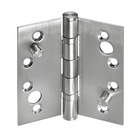Ball bearing door hinge with lift-off guard, 100 x 100 x 3 mm, left or right, stainless steel, brushed