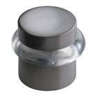 Butoir à visser, Ø 28/36 x 32 mm, Zamak, Aspect inox
