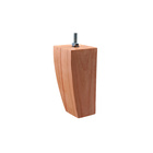 Pieds de meuble en bois, carrés