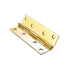Slim hinges, brass plated